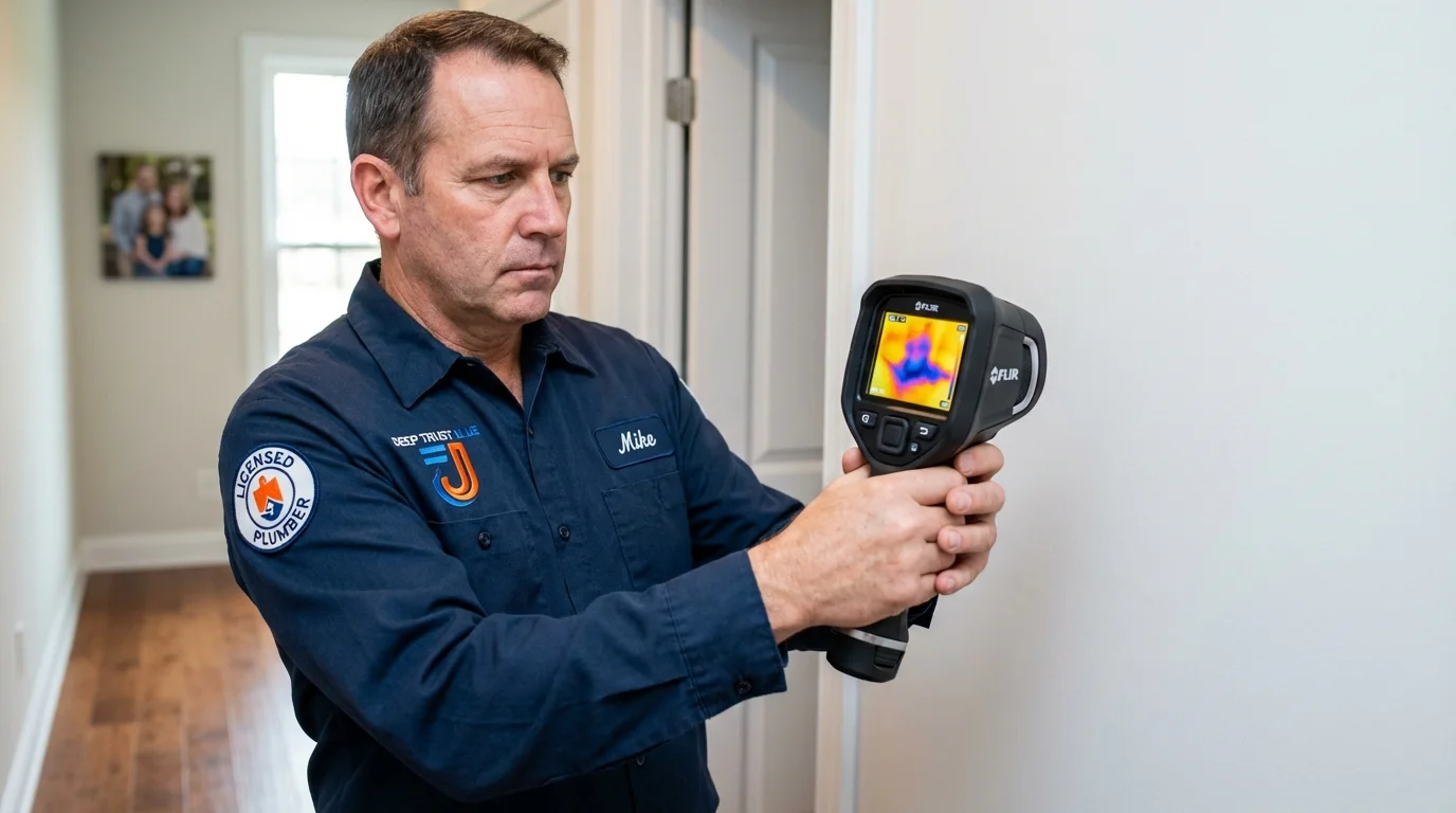 Thermal imaging leak detection by Johns Plumbing LLC in Murphysboro
